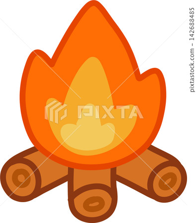 Blazing Campfire Blazing Campfire 142688485