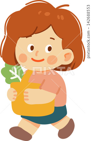 Girl Holding Pineapple 142688553
