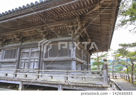 April 28 2026 Godaido Temple pavilion on cliff surrounded by pine trees April 28 2026 Godaido Temple pavilion on cliff surrounded by pine trees 142688885