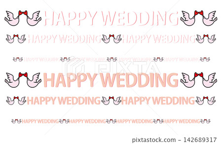 Wedding materials line Wedding materials line 142689317