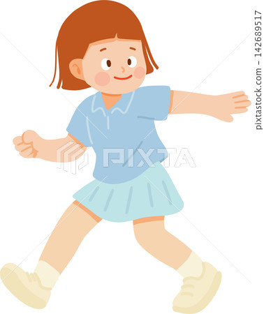 Girl Running Girl Running 142689517