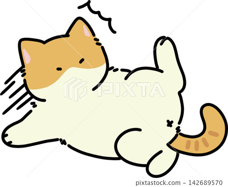 Panicked Running Cat Panicked Running Cat 142689570