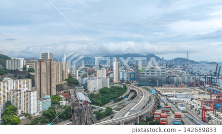 Aug 23 2026 Hong Kong Lai King MTR Station, Tsing Kwai Highway Aug 23 2026 Hong Kong Lai King MTR Station, Tsing Kwai Highway 142689833