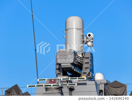 SeaRAM, the anti-ship missile defense system for the Japan Maritime Self-Defense Force's destroyers SeaRAM, the anti-ship missile defense system for the Japan Maritime Self-Defense Force's destroyers 142690140