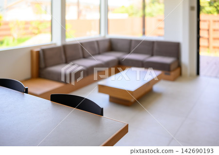 Modern living room sofa and table Modern living room sofa and table 142690193