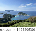 從大戶展望台眺望高知縣柏島的壯麗全景。 142690580