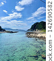 高知縣柏島的海岸風光，海水清澈，天空湛藍。 142690582
