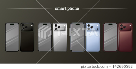 新款智慧型手機正面及背面 iPhone 18 Pro 模型套裝 新款智慧型手機正面及背面 iPhone 18 Pro 模型套裝 142690592