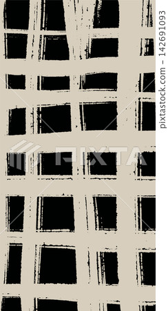 Abstract White Grid Brush Stroke Lattice Pattern Abstract White Grid Brush Stroke Lattice Pattern 142691093