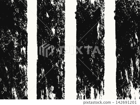 Black and white Grunge Brush Stroke Abstract Vector 142691201