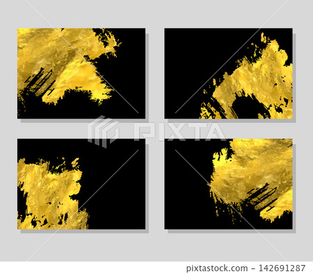 Luxury Gold Abstract Texture Background Collection Luxury Gold Abstract Texture Background Collection 142691287
