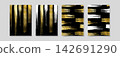 Luxury Gold Foil Abstract Background Collection 142691290