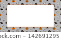 Cute hand-drawn Halloween event background banner (horizontal) 142691295