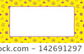 Cute, hand-drawn background material for Halloween events (horizontal banner) 142691297