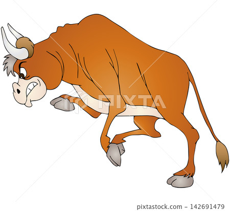 手繪動物插畫 ☆ 乳牛 手繪動物插畫 ☆ 乳牛 142691479