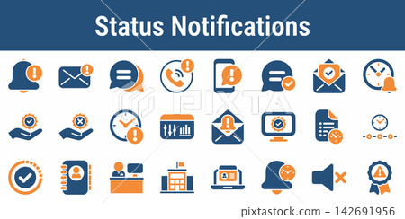 Ballot Status Notification Service Icons Ballot Status Notification Service Icons 142691956
