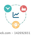 Agriculture Industrial and Service icons cycle infographic. 142692831