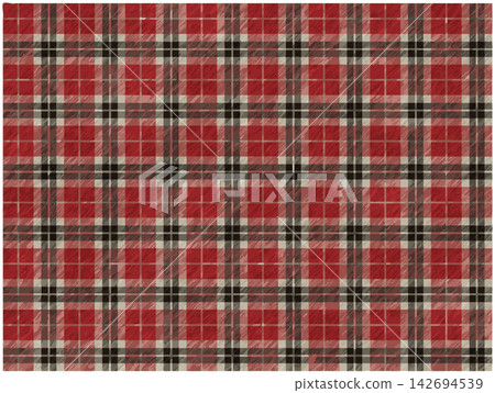 Tartan check texture vector - red Tartan check texture vector - red 142694539