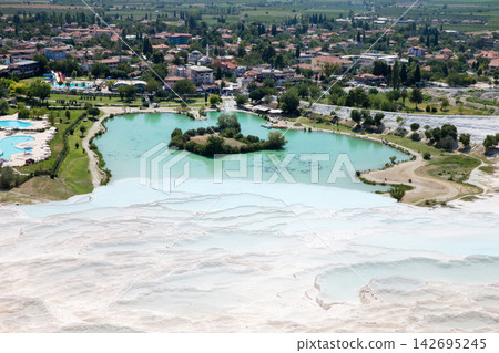 Pamukkale, natural site in Denizli Province in southwestern Turkey Pamukkale, natural site in Denizli Province in southwestern Turkey 142695245