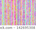 Colorful background illustration with stripes and splatter patterns 142695308