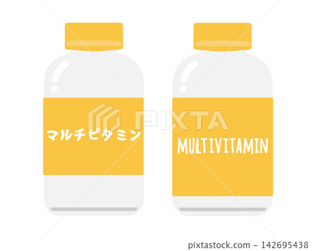 多種維生素補充劑圖示 多種維生素補充劑圖示 142695438