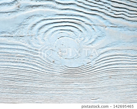 Full Frame Close-Up of Painted Light Blue Wood Grain Texture with Knot Full Frame Close-Up of Painted Light Blue Wood Grain Texture with Knot 142695465
