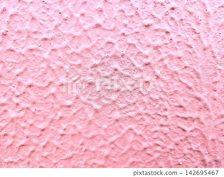 Full Frame Close-Up of Rough Pink Stucco Wall Texture Full Frame Close-Up of Rough Pink Stucco Wall Texture 142695467