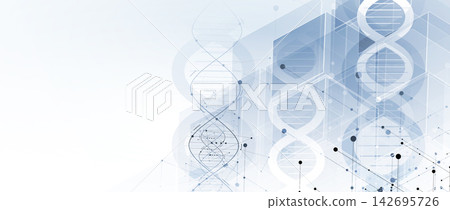 Abstract dna design, neural pathways, molecular strands and science background Abstract dna design, neural pathways, molecular strands and science background 142695726