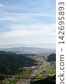 Dairabou Mountain Summit Plaza, Shizuoka City Center and Warashina River, Izu Peninsula, Shizuoka City, Shizuoka Prefecture 142695893