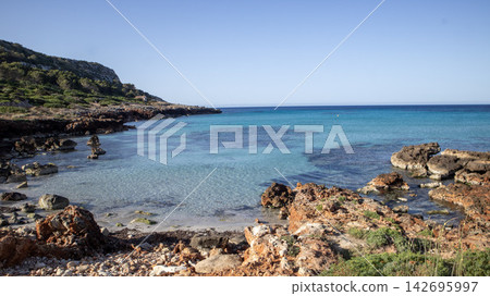 tropical island in sunny day tropical island in sunny day 142695997