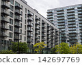 Modern residential apartment buildings in urban area 142697769