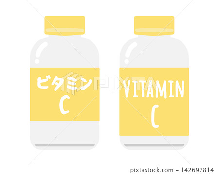 維生素C補充劑圖示 維生素C補充劑圖示 142697814