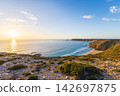 Sunset Landscape along the Innes National Park Coast, Yorke Peninsula, South Australia 142697875