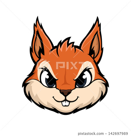 squirrel mascot logo illustration vector design template simple and modern style squirrel mascot logo illustration vector design template simple and modern style 142697989