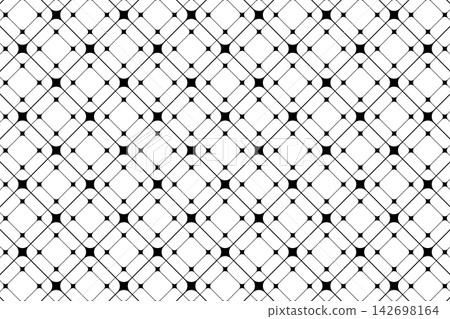 Square tile pattern. Minimalistic geometric background. Kitchen wall or bathroom floor texture. Abstract mosaic print. Simple interior decoration ornament. Vector graphic illustration Square tile pattern. Minimalistic geometric background. Kitchen wall or bathroom floor texture. Abstract mosaic print. Simple interior decoration ornament. Vector graphic illustration 142698164