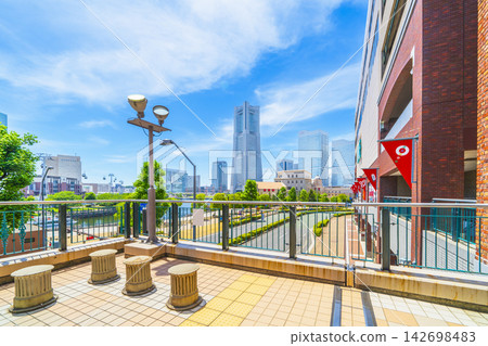 Cityscape of Yokohama Minatomirai [Kanagawa Prefecture/Yokohama City] 142698483