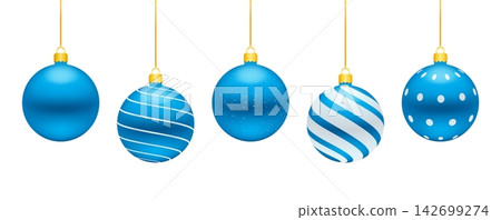 Blue Christmas Baubles Blue Christmas Baubles 142699274