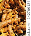 curcuma root background 142700124