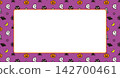 Cute hand-drawn banner background featuring Halloween motifs such as pumpkins and ghosts. 142700461