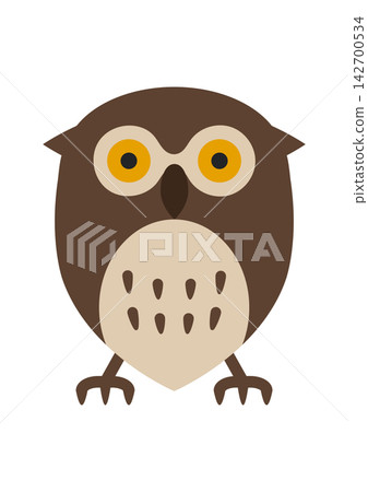 Owl icon illustration Owl icon illustration 142700534