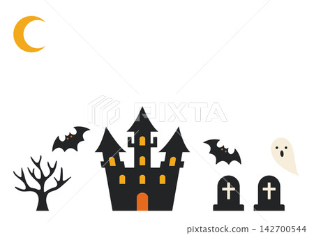 Halloween background illustration (horizontal) Halloween background illustration (horizontal) 142700544