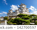 Himeji Castle, one of the 12 remaining castle keeps and a National Treasure. 142700597
