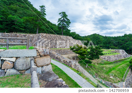 Stone walls of Tottori Castle ruins, Tottori City Stone walls of Tottori Castle ruins, Tottori City 142700959