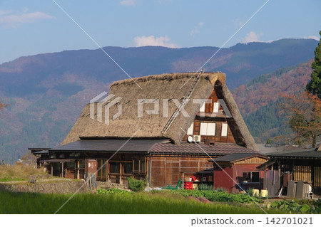 Gassho-zukuri houses in the Ainokura settlement of Gokayama Gassho-zukuri houses in the Ainokura settlement of Gokayama 142701021