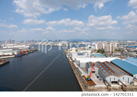 View of the harbor from the bridge 142701331