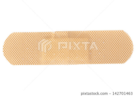 Adhesive bandage isolated on white background Adhesive bandage isolated on white background 142701463