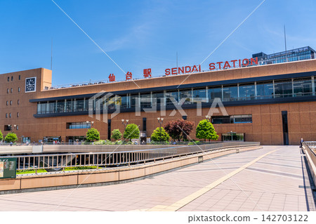 仙台站西口（東北地區最大的終點站），JR東日本，宮城縣仙台市青葉區。 142703122