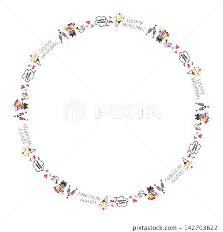 婚禮用品、線條、圓圈、圓形 婚禮用品、線條、圓圈、圓形 142703622