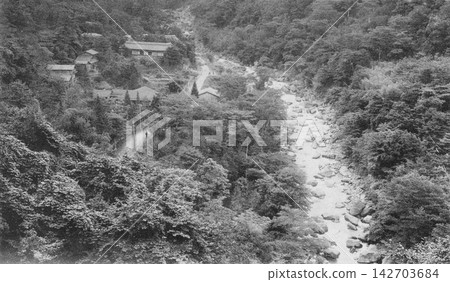 老照片,1907-1918年,箱根,木賀溫泉 老照片,1907-1918年,箱根,木賀溫泉 142703684