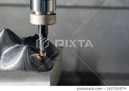 Rough cutting process of mold parts using an indexable ball tool Rough cutting process of mold parts using an indexable ball tool 142703874